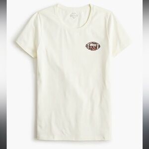 J. Crew Collector Tee Sequin Football